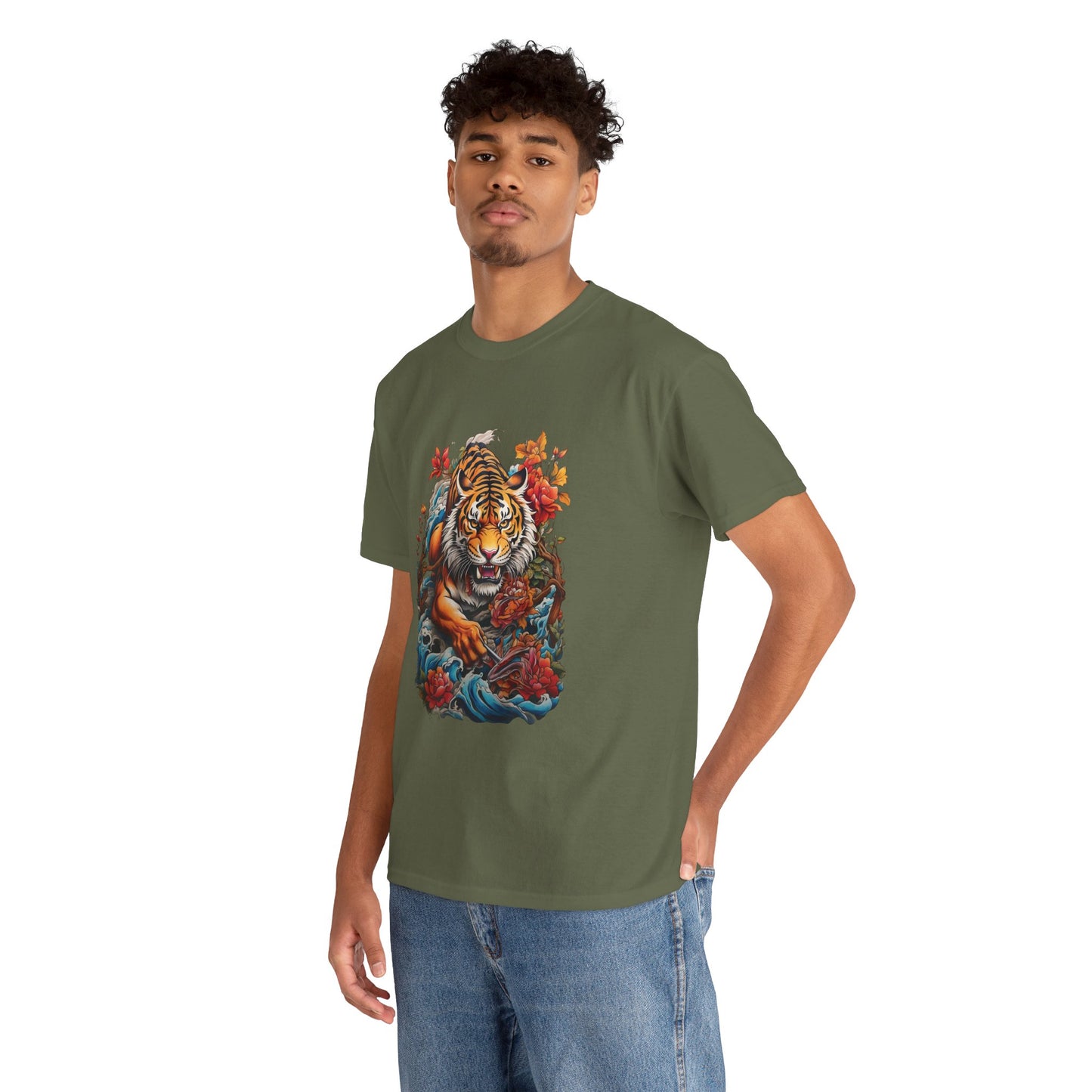 EYE OF THE TIGER Unisex Heavy Cotton Tee