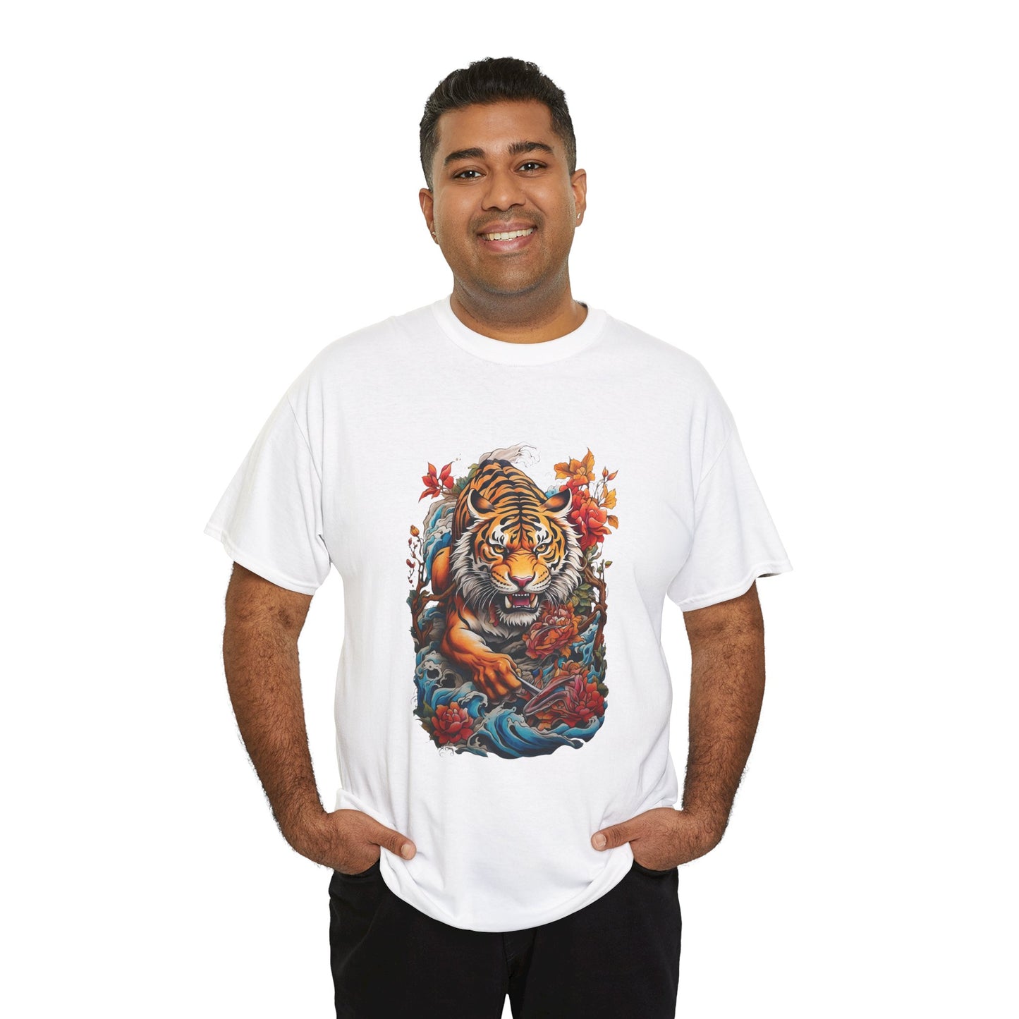 EYE OF THE TIGER Unisex Heavy Cotton Tee