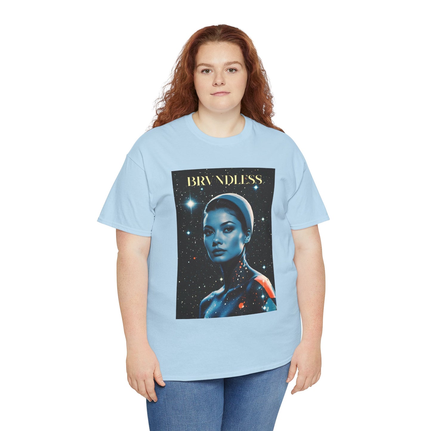 Classy Space Girl Unisex Heavy Cotton Tee