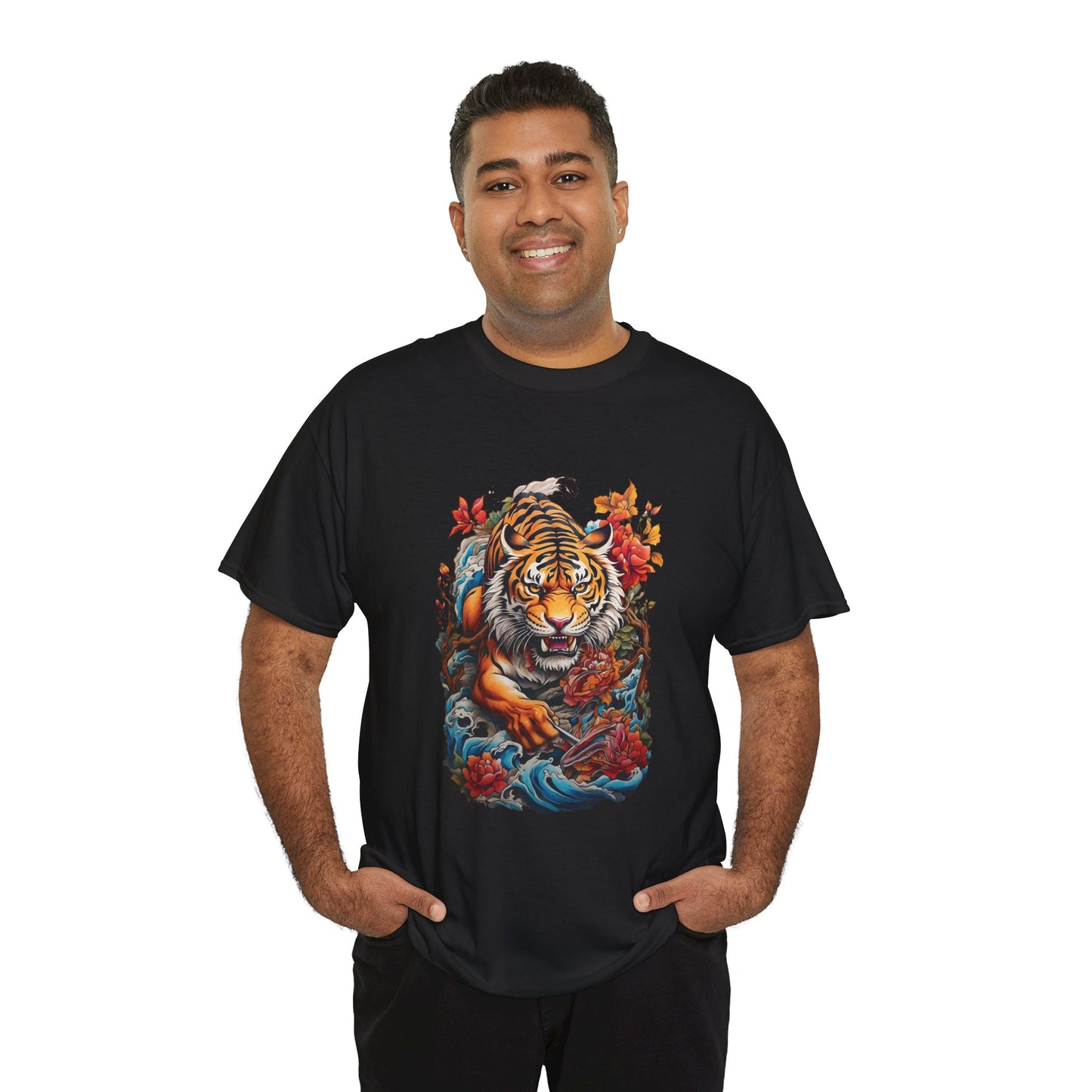 EYE OF THE TIGER Unisex Heavy Cotton Tee