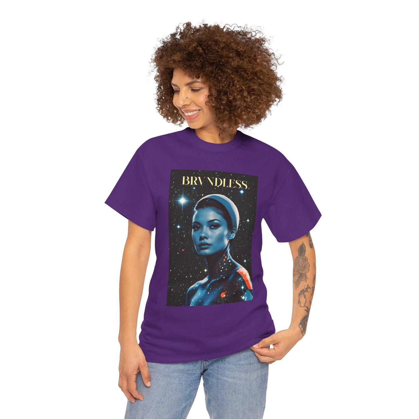 Classy Space Girl Unisex Heavy Cotton Tee