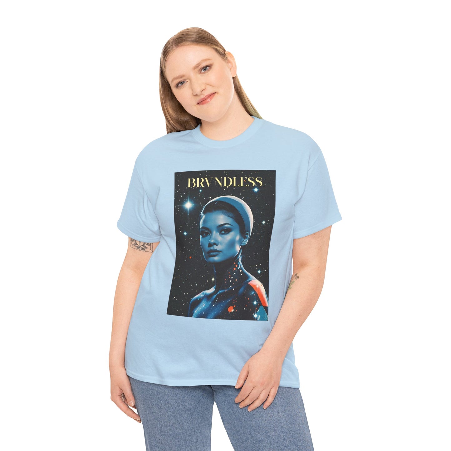 Classy Space Girl Unisex Heavy Cotton Tee