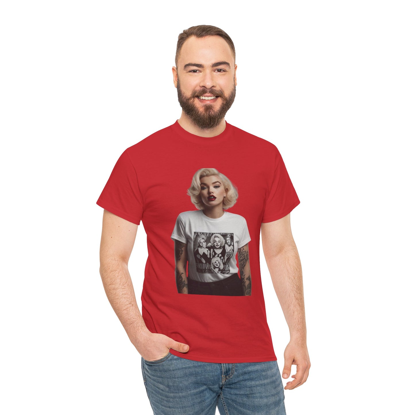 Marilyn Monroe Unisex Heavy Cotton Tee