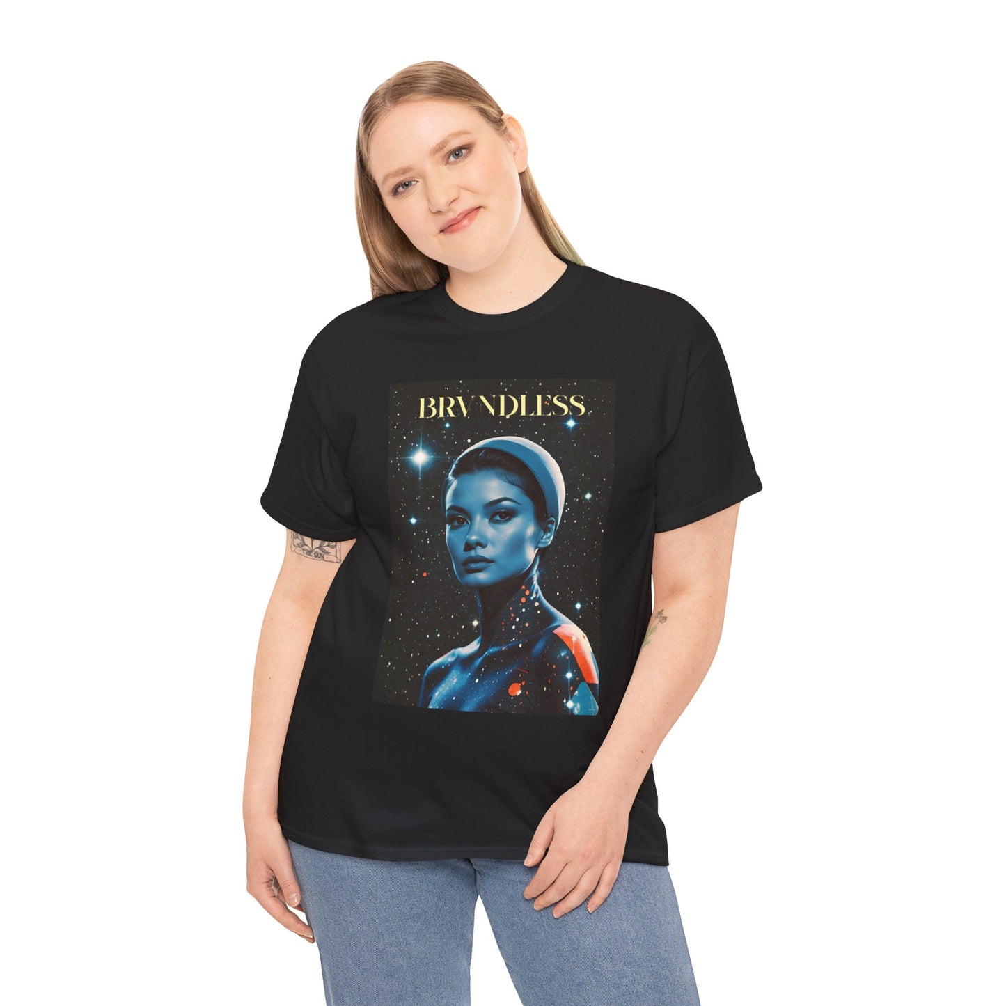 Classy Space Girl Unisex Heavy Cotton Tee