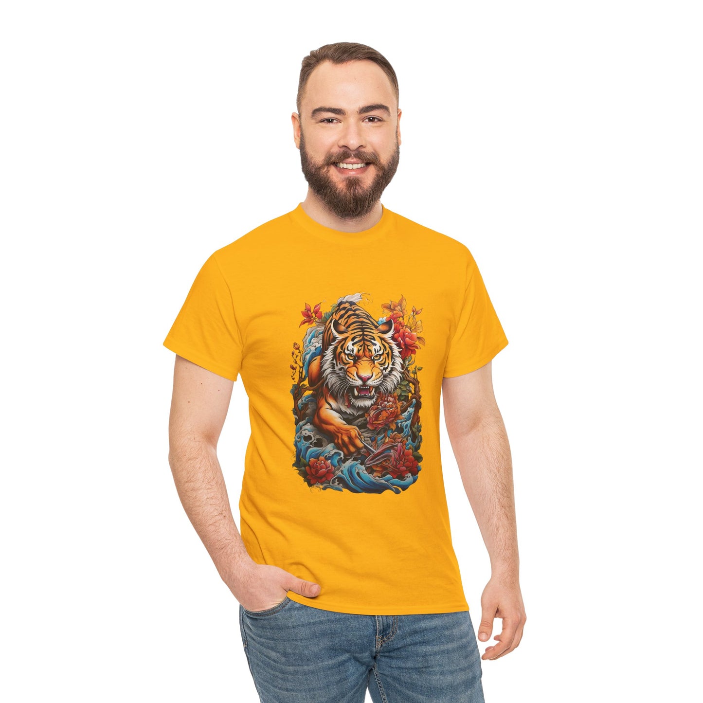 EYE OF THE TIGER Unisex Heavy Cotton Tee