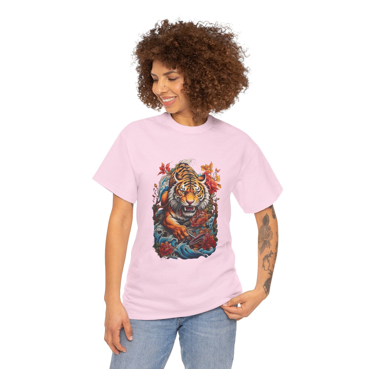EYE OF THE TIGER Unisex Heavy Cotton Tee