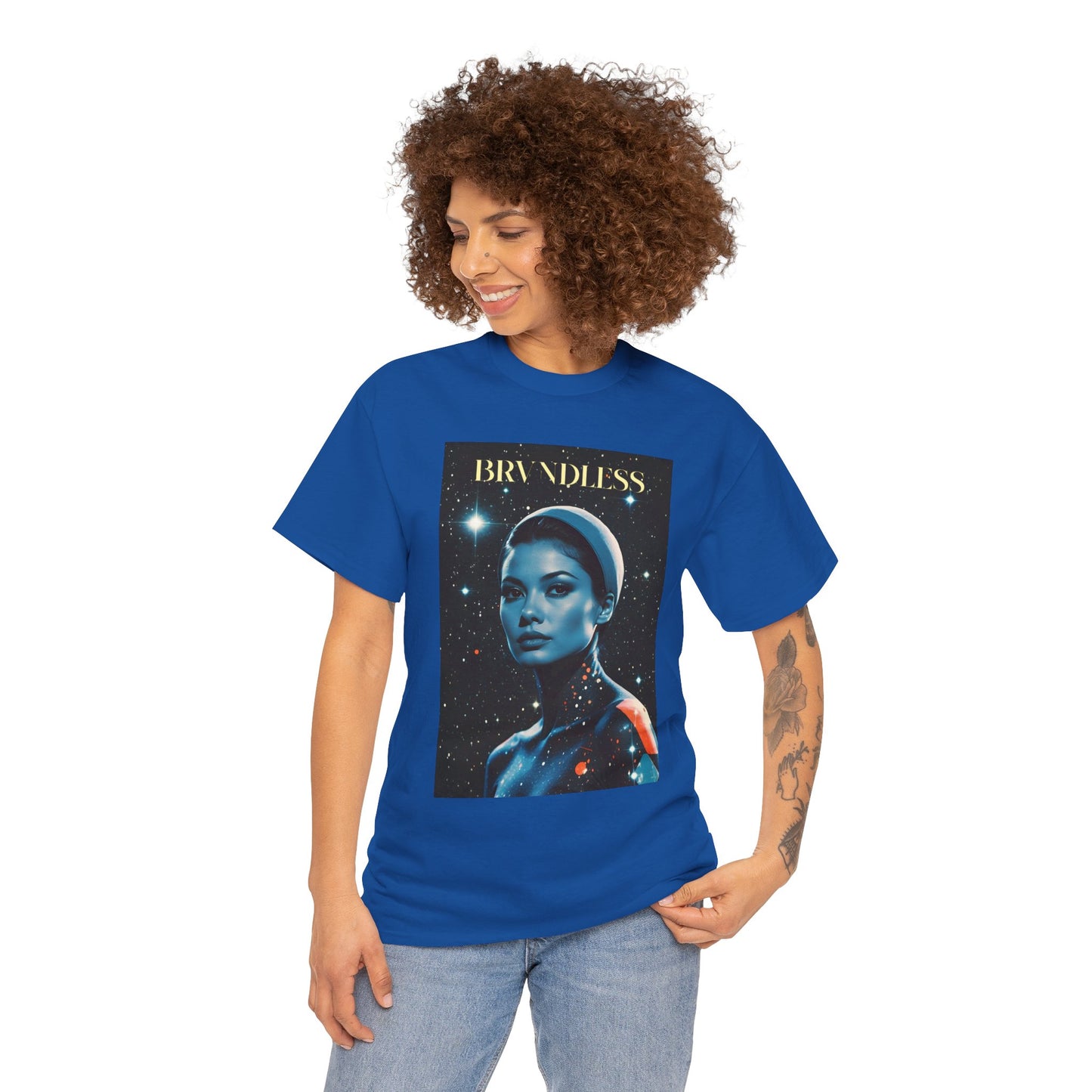Classy Space Girl Unisex Heavy Cotton Tee