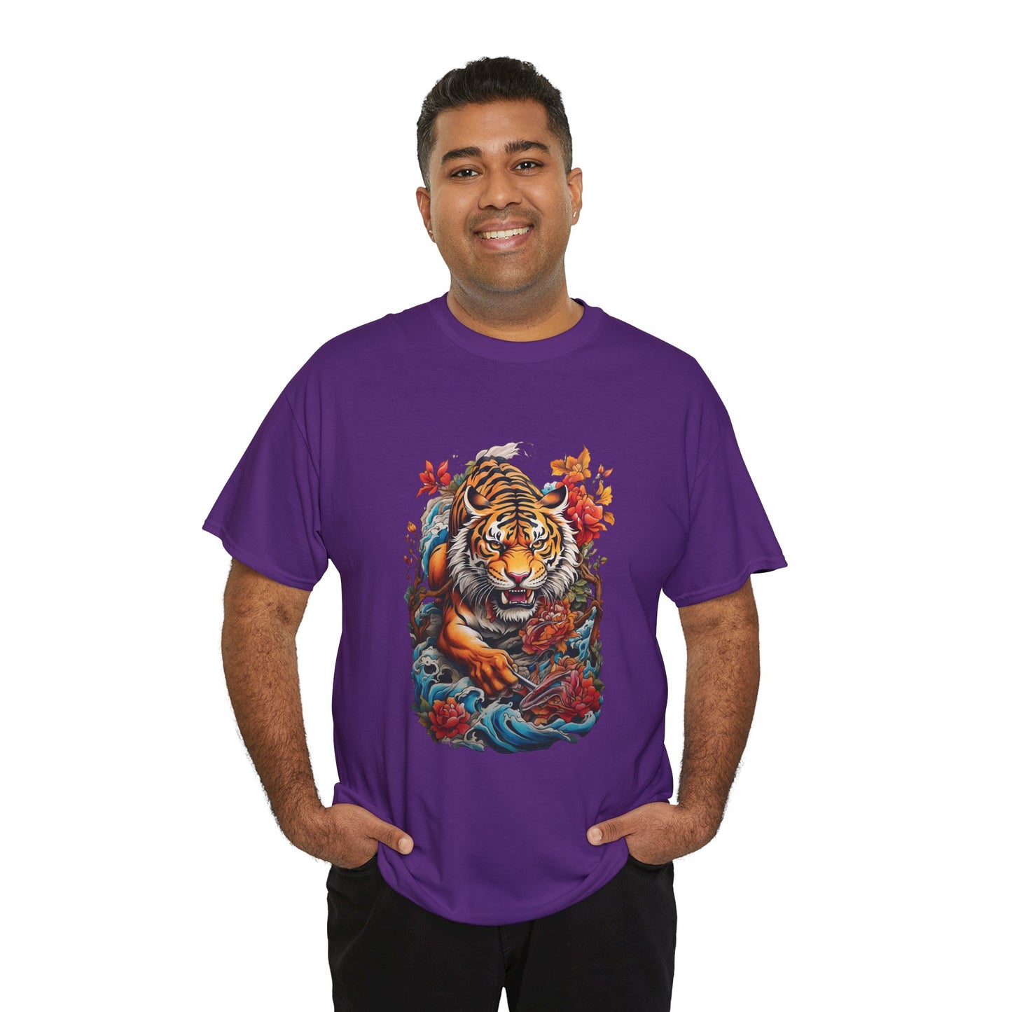 EYE OF THE TIGER Unisex Heavy Cotton Tee
