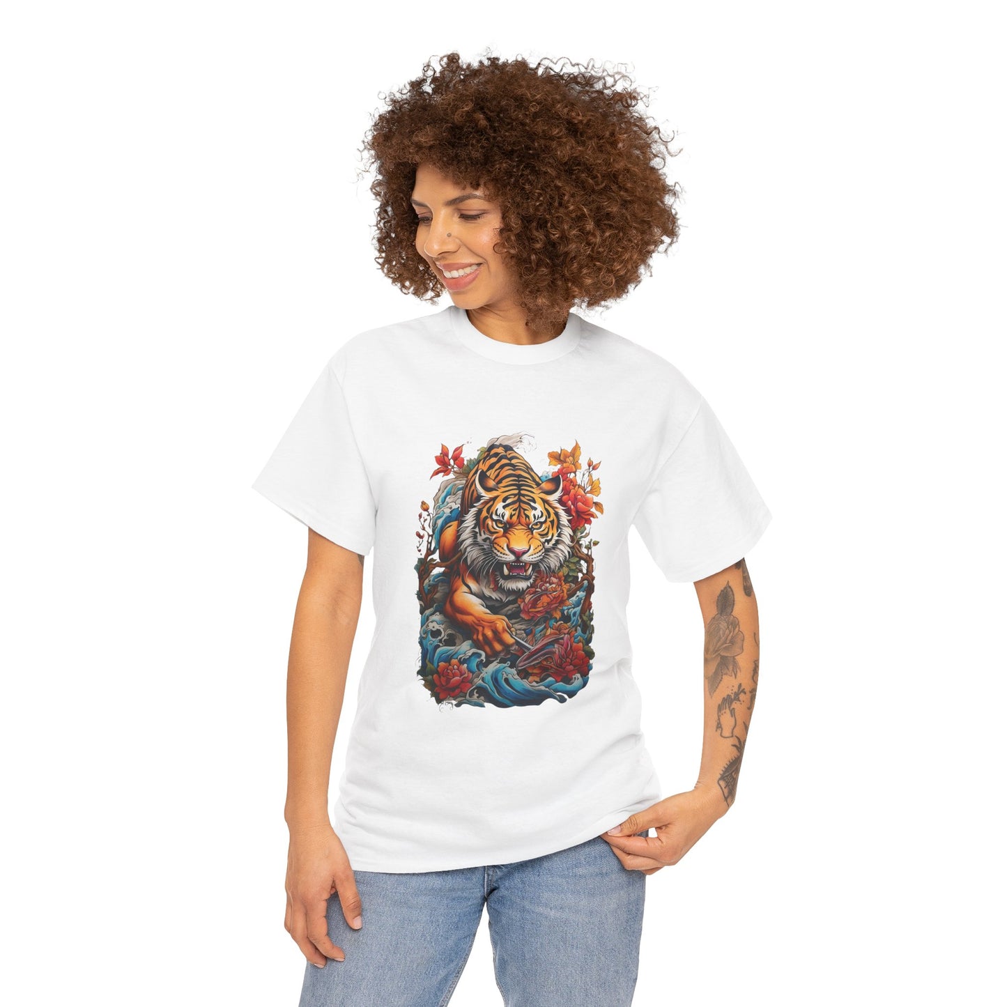 EYE OF THE TIGER Unisex Heavy Cotton Tee