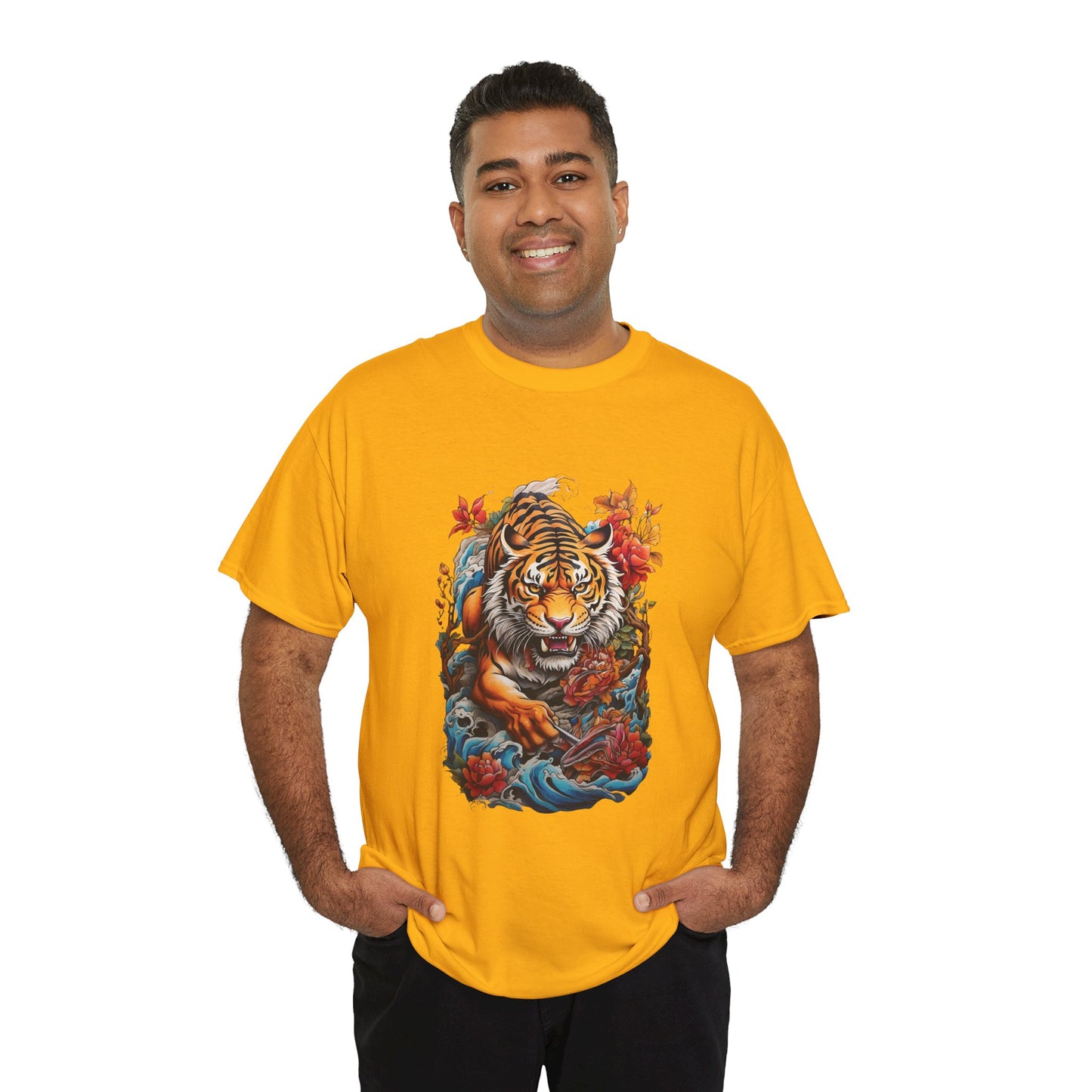 EYE OF THE TIGER Unisex Heavy Cotton Tee