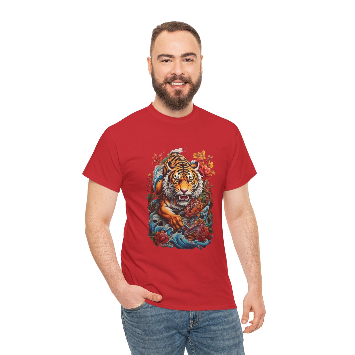 EYE OF THE TIGER Unisex Heavy Cotton Tee