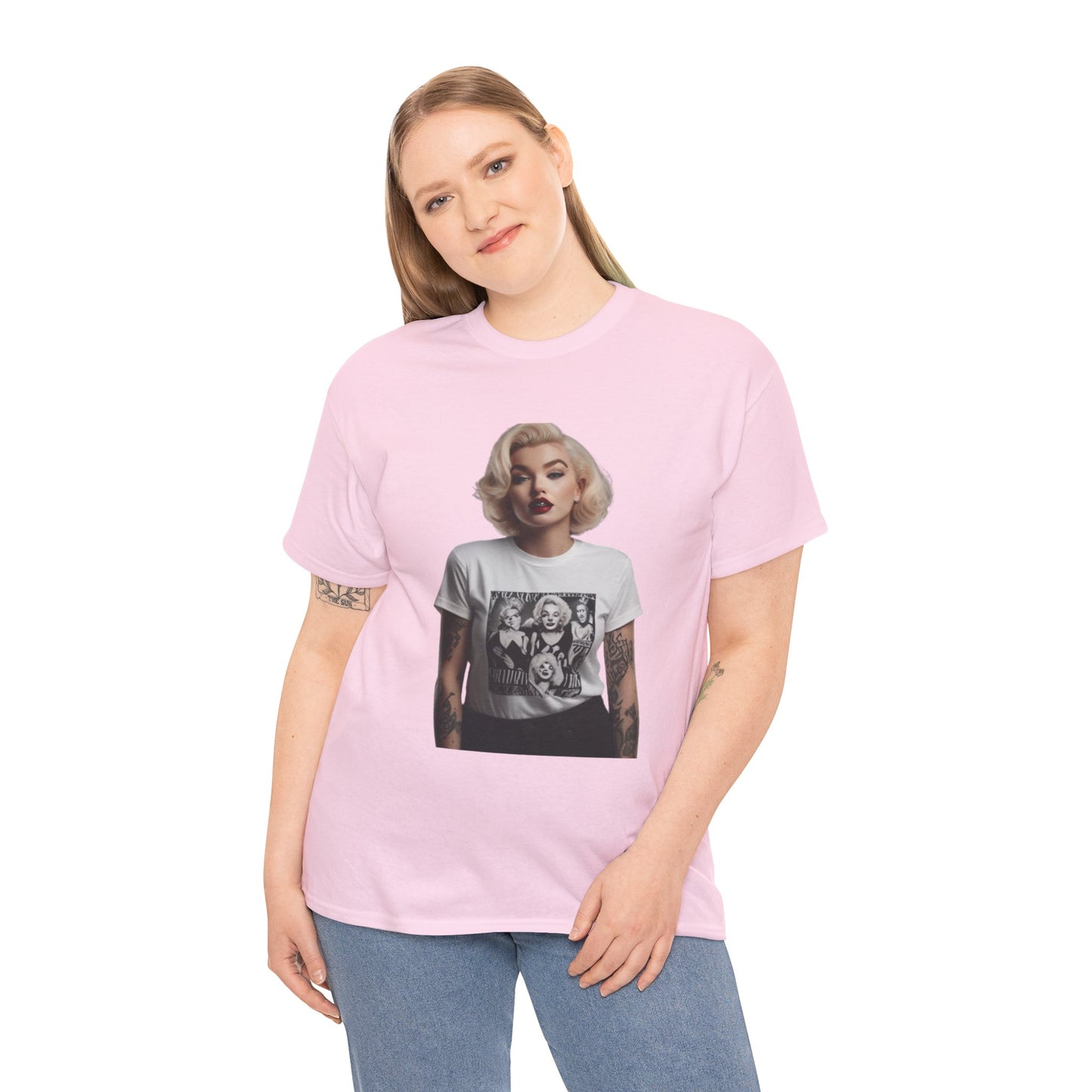 Marilyn Monroe Unisex Heavy Cotton Tee