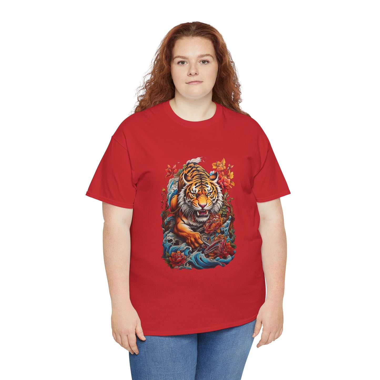 EYE OF THE TIGER Unisex Heavy Cotton Tee