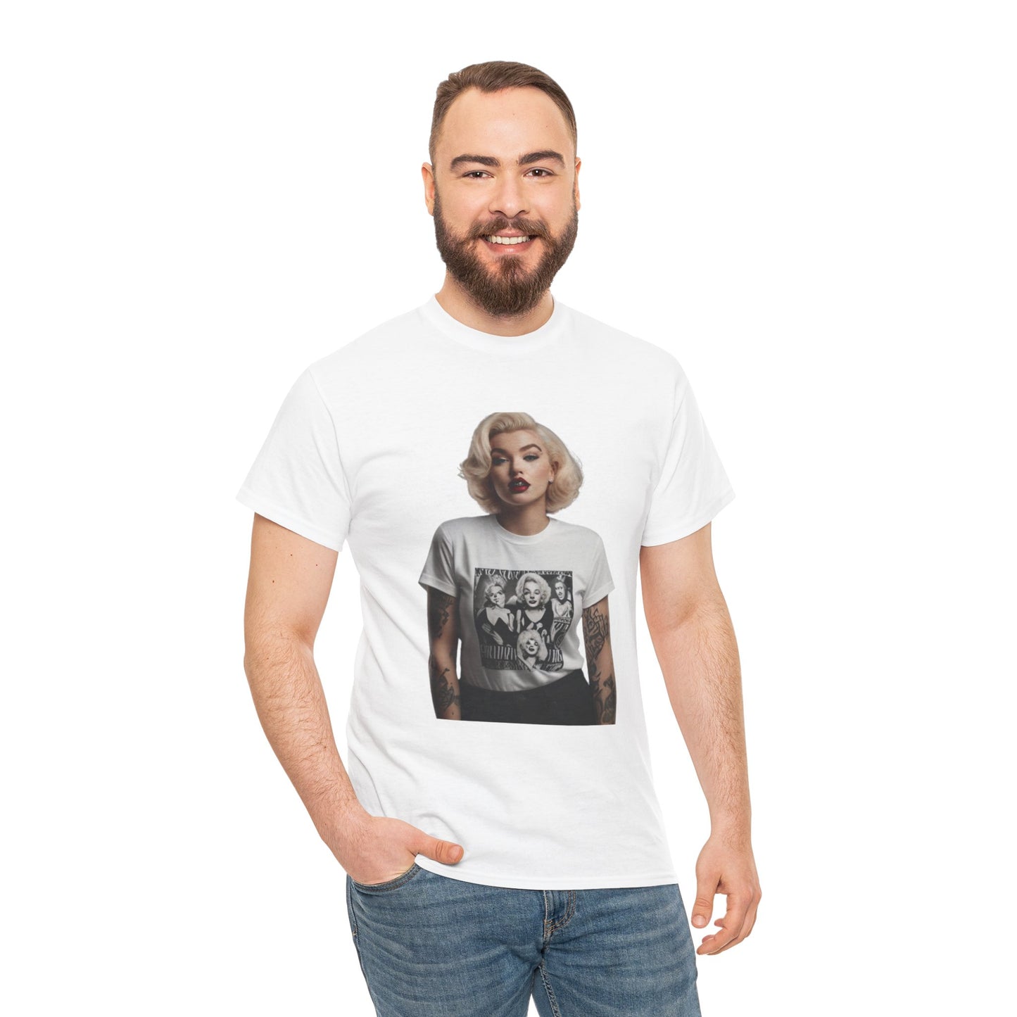 Marilyn Monroe Unisex Heavy Cotton Tee