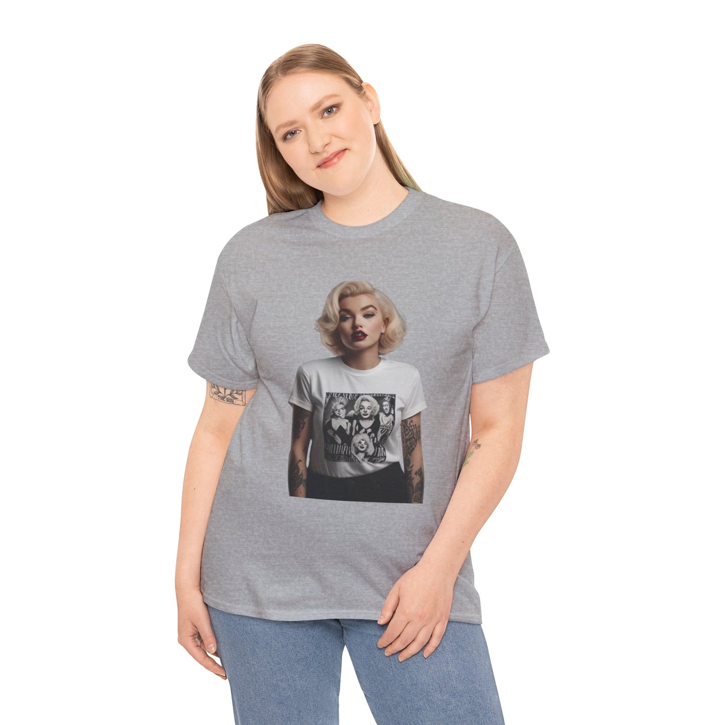 Marilyn Monroe Unisex Heavy Cotton Tee