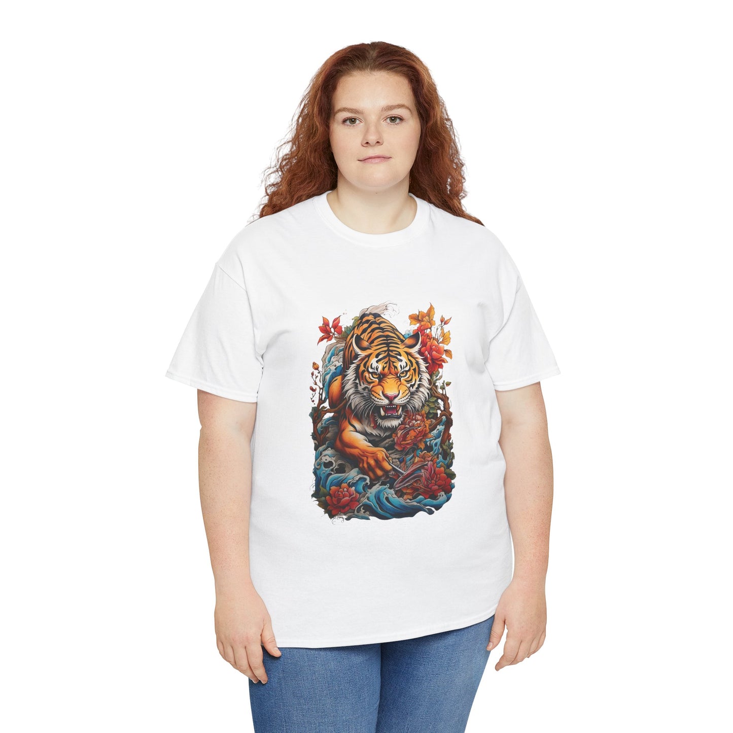 EYE OF THE TIGER Unisex Heavy Cotton Tee