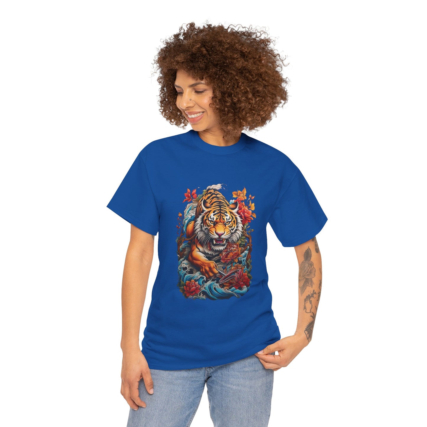 EYE OF THE TIGER Unisex Heavy Cotton Tee