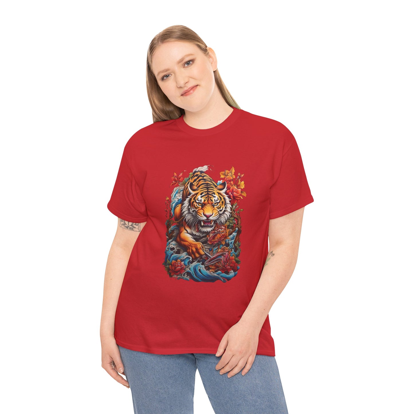 EYE OF THE TIGER Unisex Heavy Cotton Tee