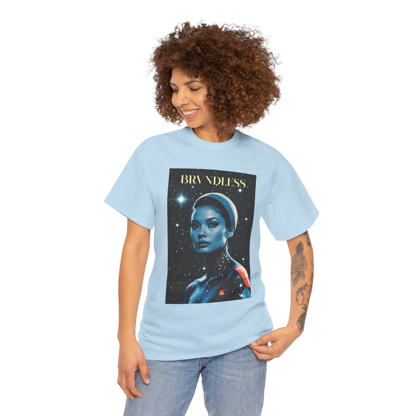 Classy Space Girl Unisex Heavy Cotton Tee