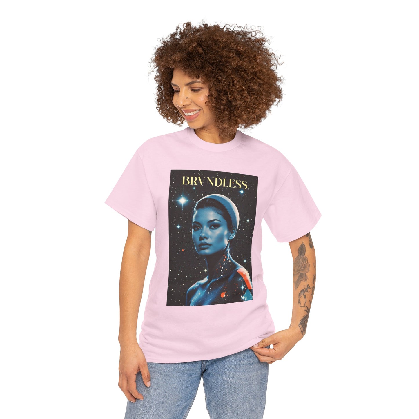 Classy Space Girl Unisex Heavy Cotton Tee