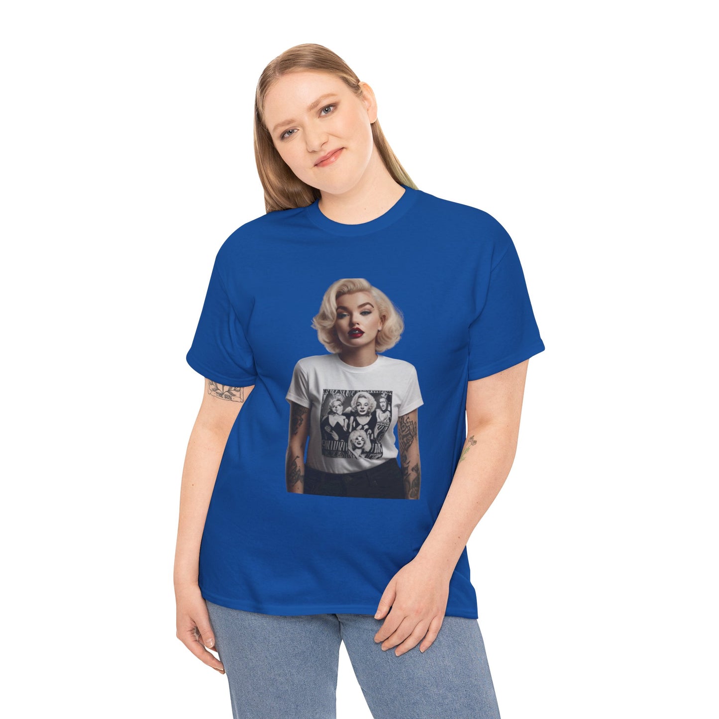 Marilyn Monroe Unisex Heavy Cotton Tee