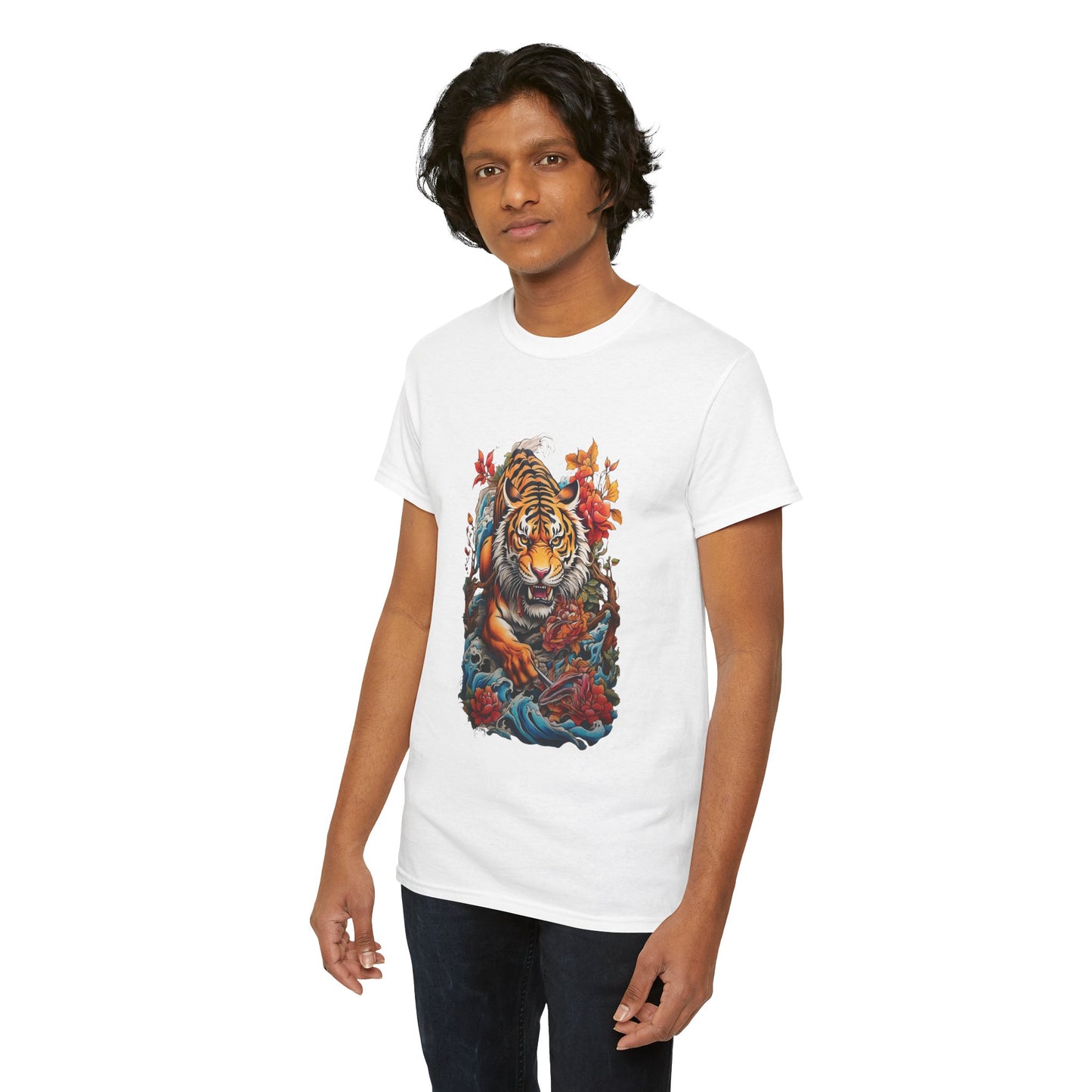 EYE OF THE TIGER Unisex Heavy Cotton Tee