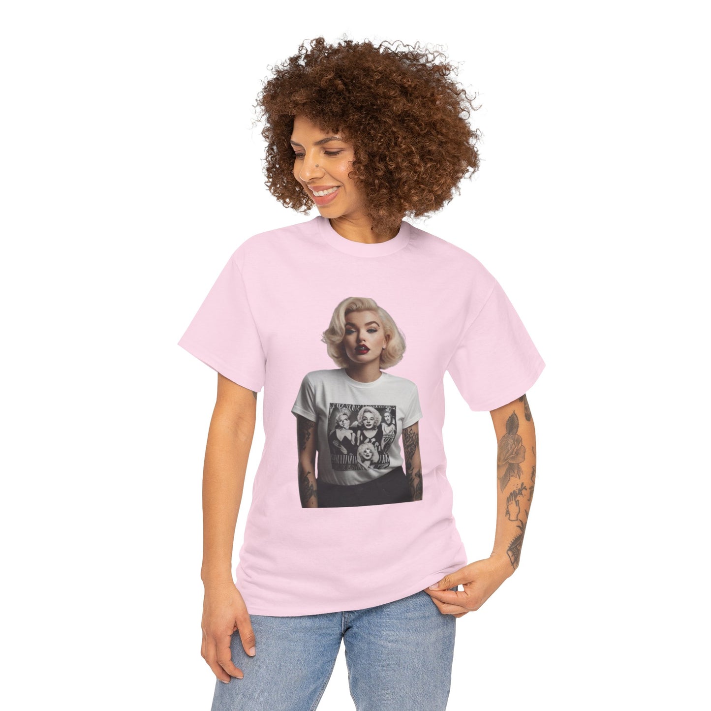 Marilyn Monroe Unisex Heavy Cotton Tee
