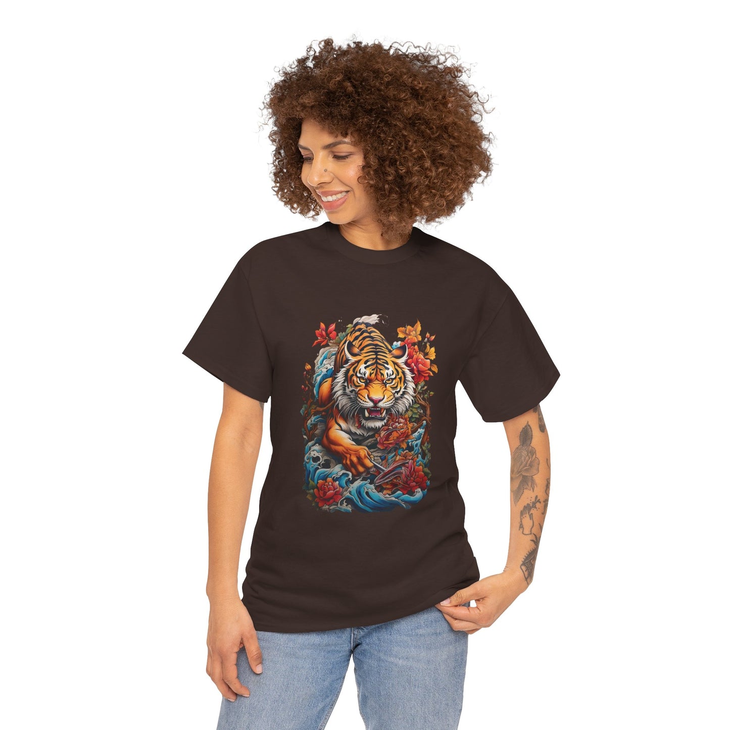 EYE OF THE TIGER Unisex Heavy Cotton Tee