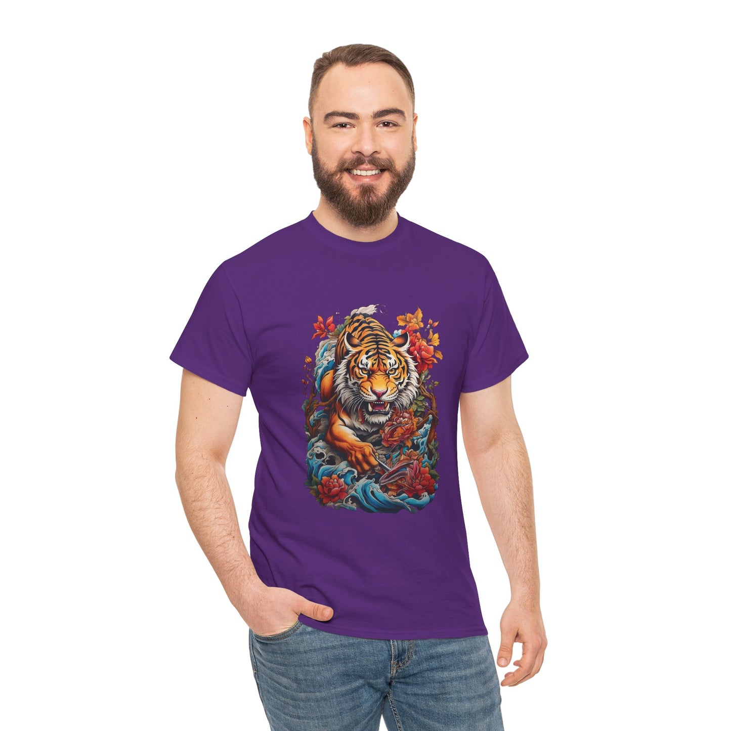 EYE OF THE TIGER Unisex Heavy Cotton Tee