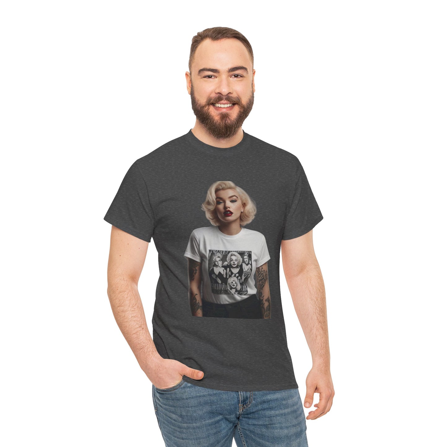 Marilyn Monroe Unisex Heavy Cotton Tee
