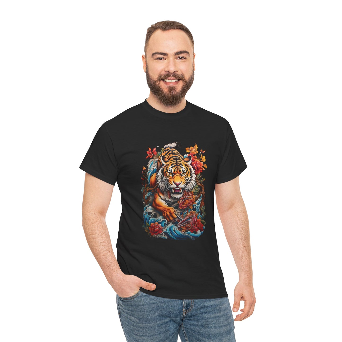 EYE OF THE TIGER Unisex Heavy Cotton Tee