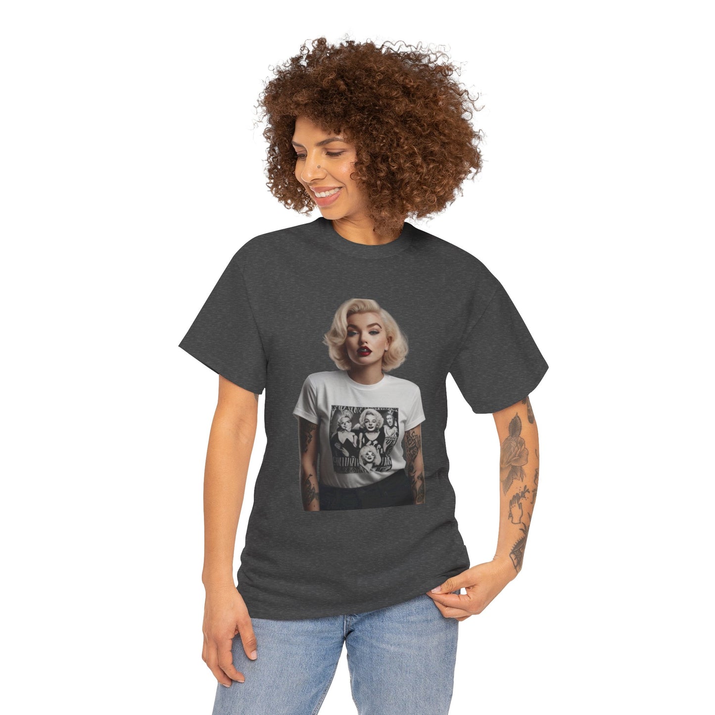 Marilyn Monroe Unisex Heavy Cotton Tee