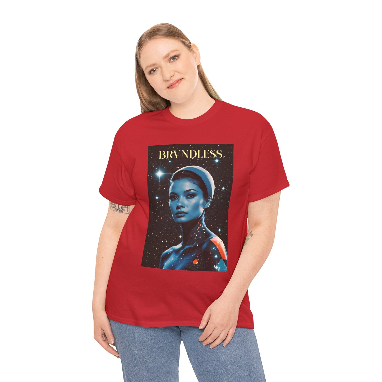 Classy Space Girl Unisex Heavy Cotton Tee