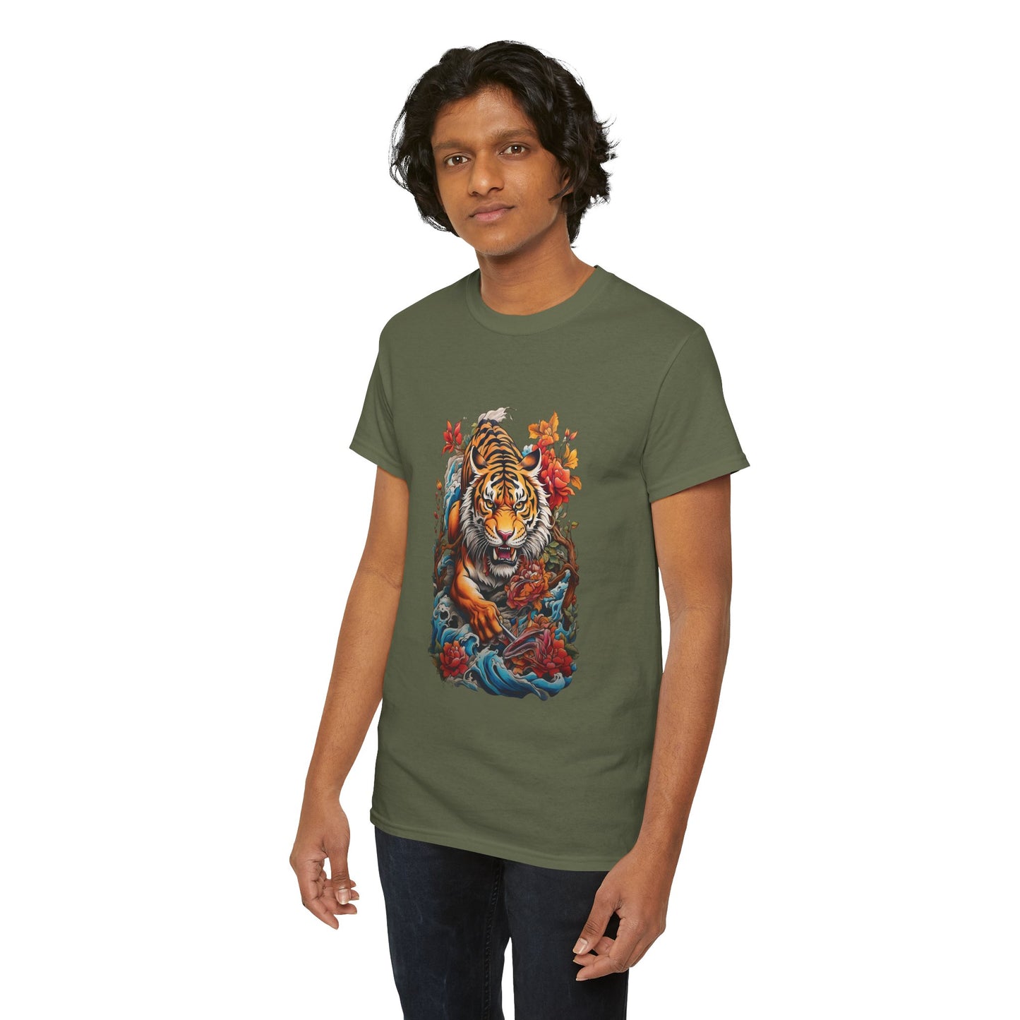 EYE OF THE TIGER Unisex Heavy Cotton Tee