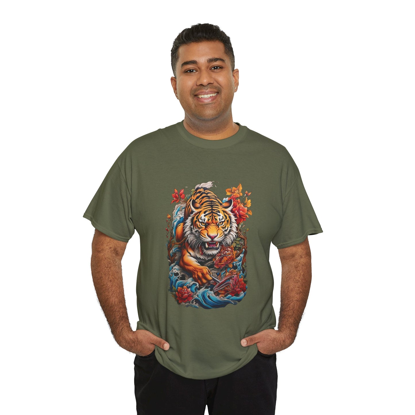 EYE OF THE TIGER Unisex Heavy Cotton Tee
