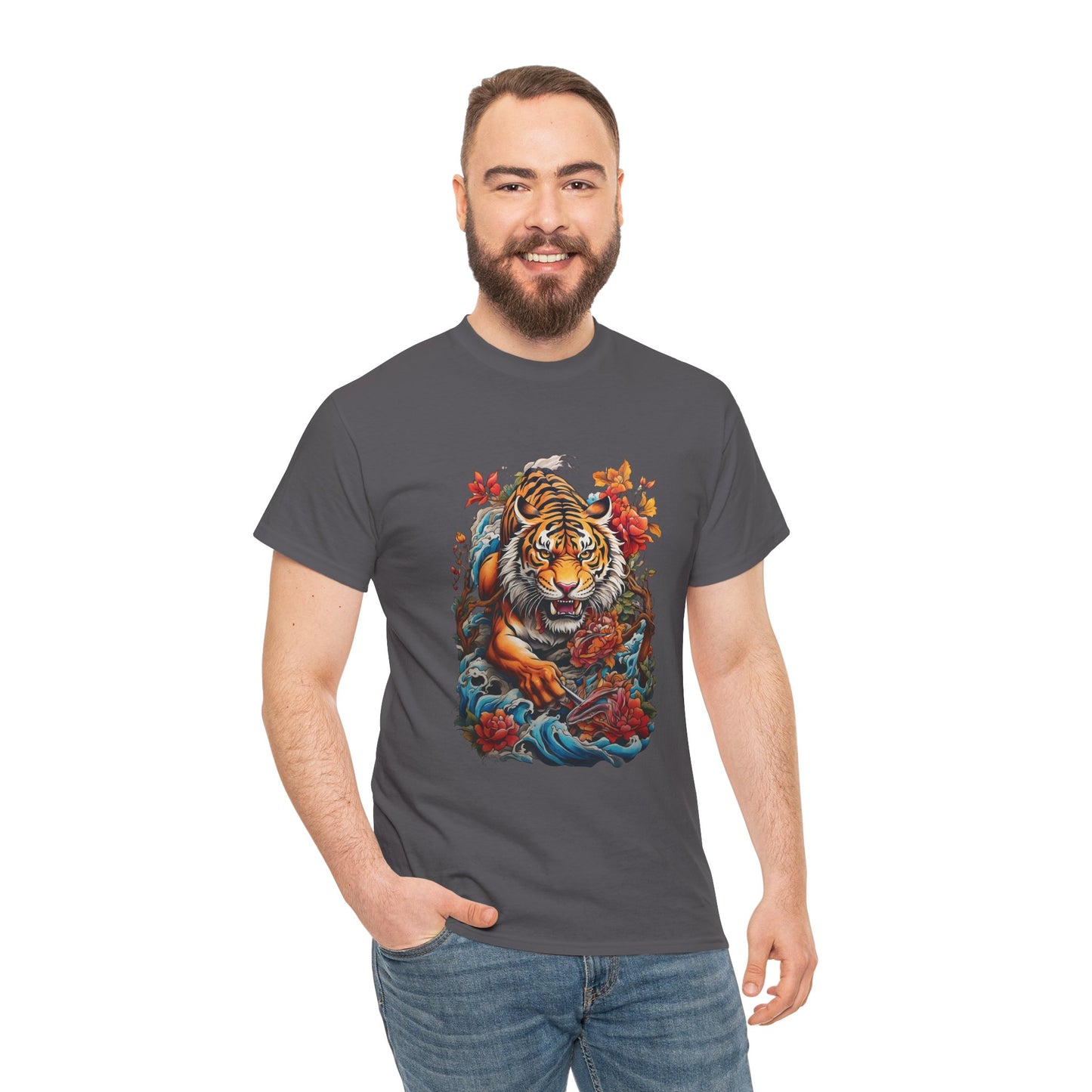 EYE OF THE TIGER Unisex Heavy Cotton Tee