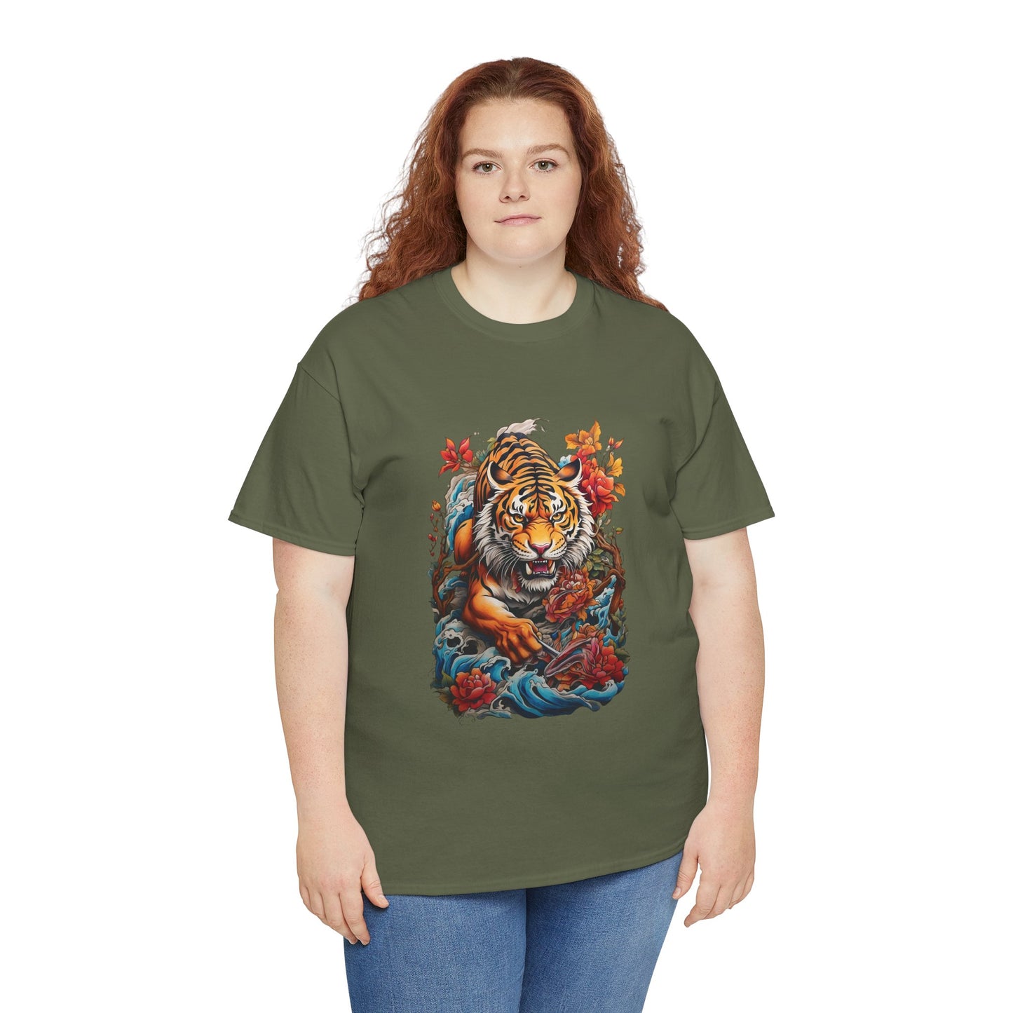 EYE OF THE TIGER Unisex Heavy Cotton Tee