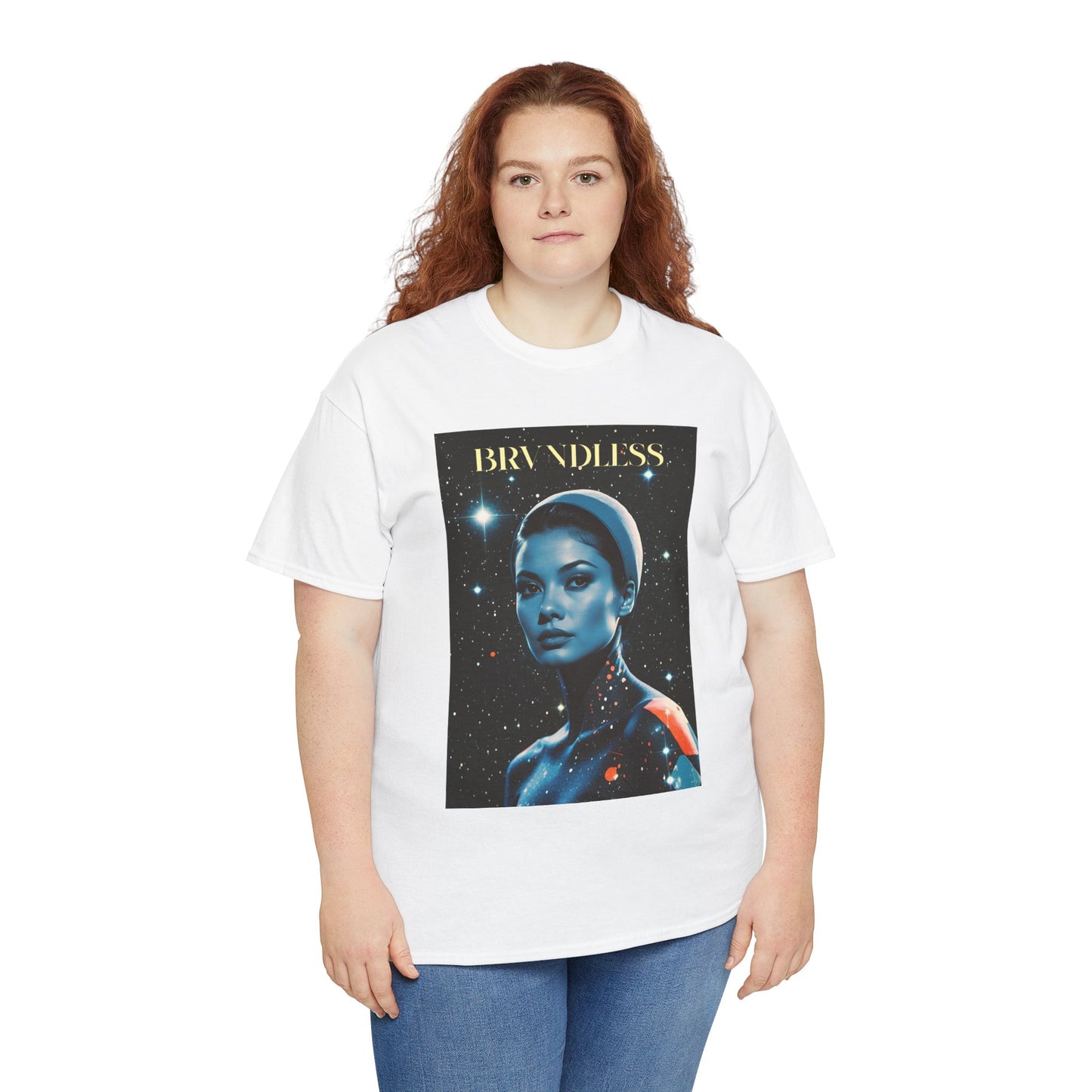 Classy Space Girl Unisex Heavy Cotton Tee