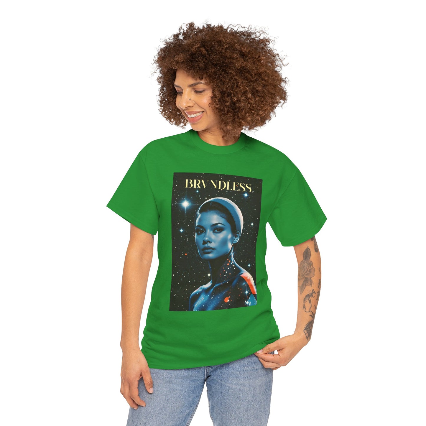 Classy Space Girl Unisex Heavy Cotton Tee