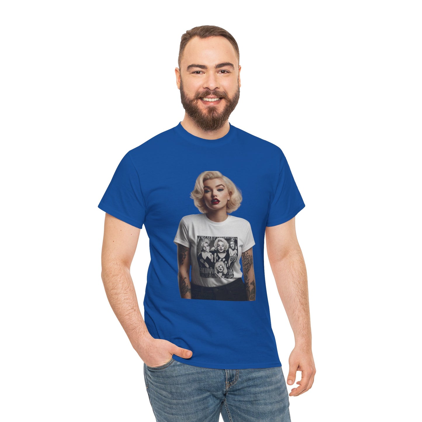 Marilyn Monroe Unisex Heavy Cotton Tee