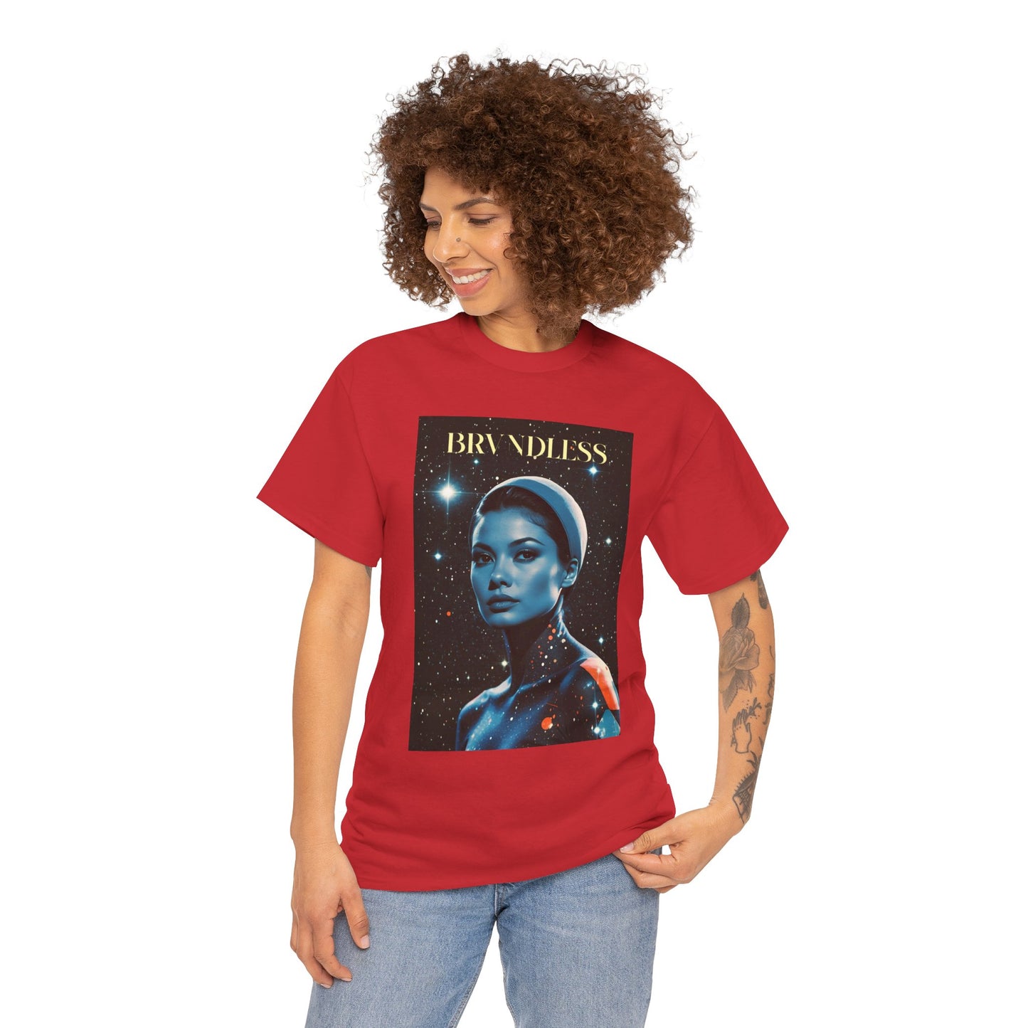 Classy Space Girl Unisex Heavy Cotton Tee