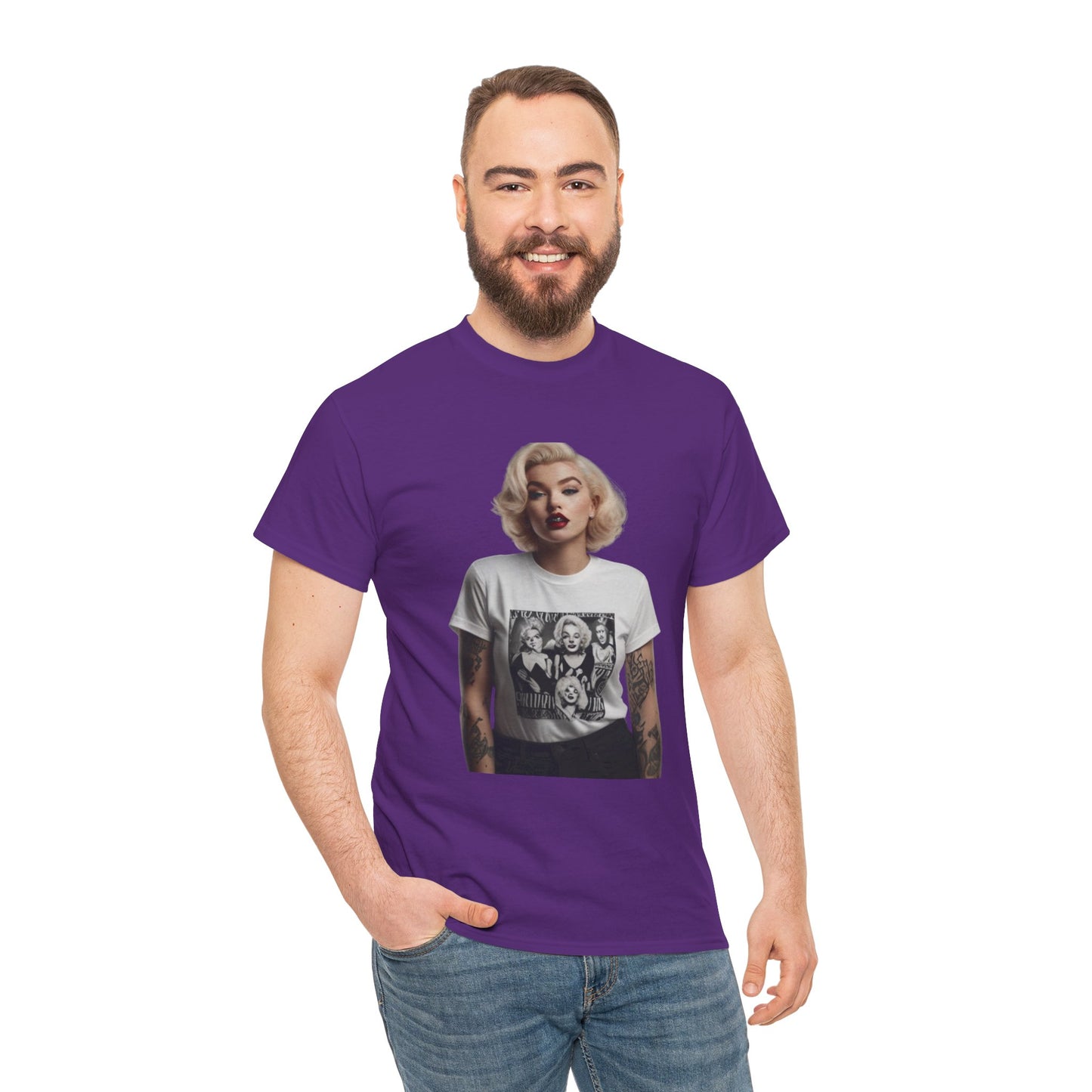 Marilyn Monroe Unisex Heavy Cotton Tee