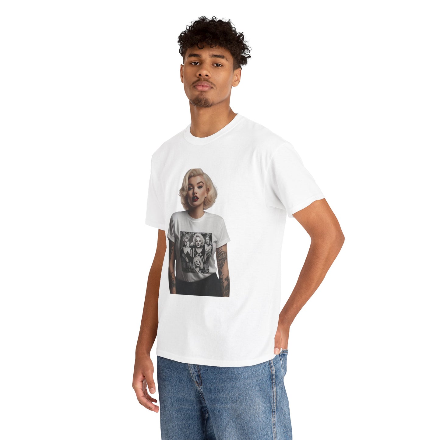 Marilyn Monroe Unisex Heavy Cotton Tee