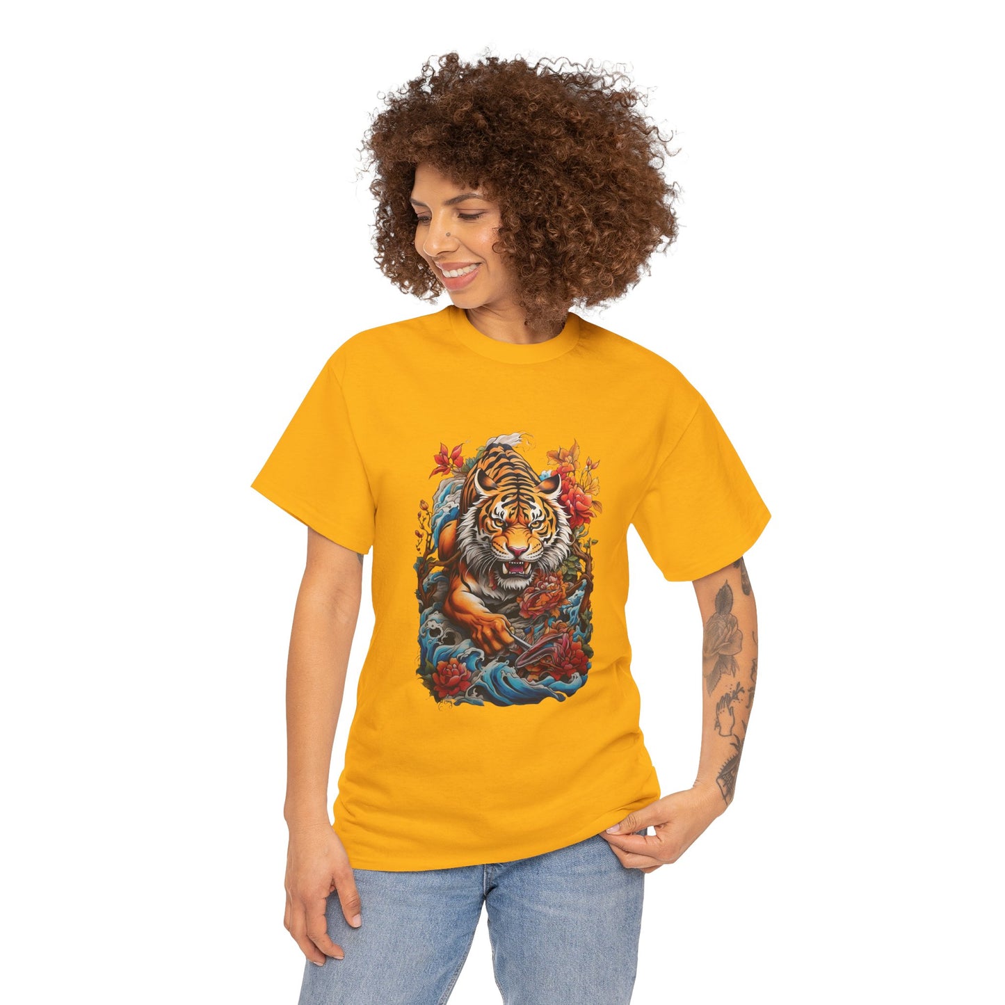 EYE OF THE TIGER Unisex Heavy Cotton Tee