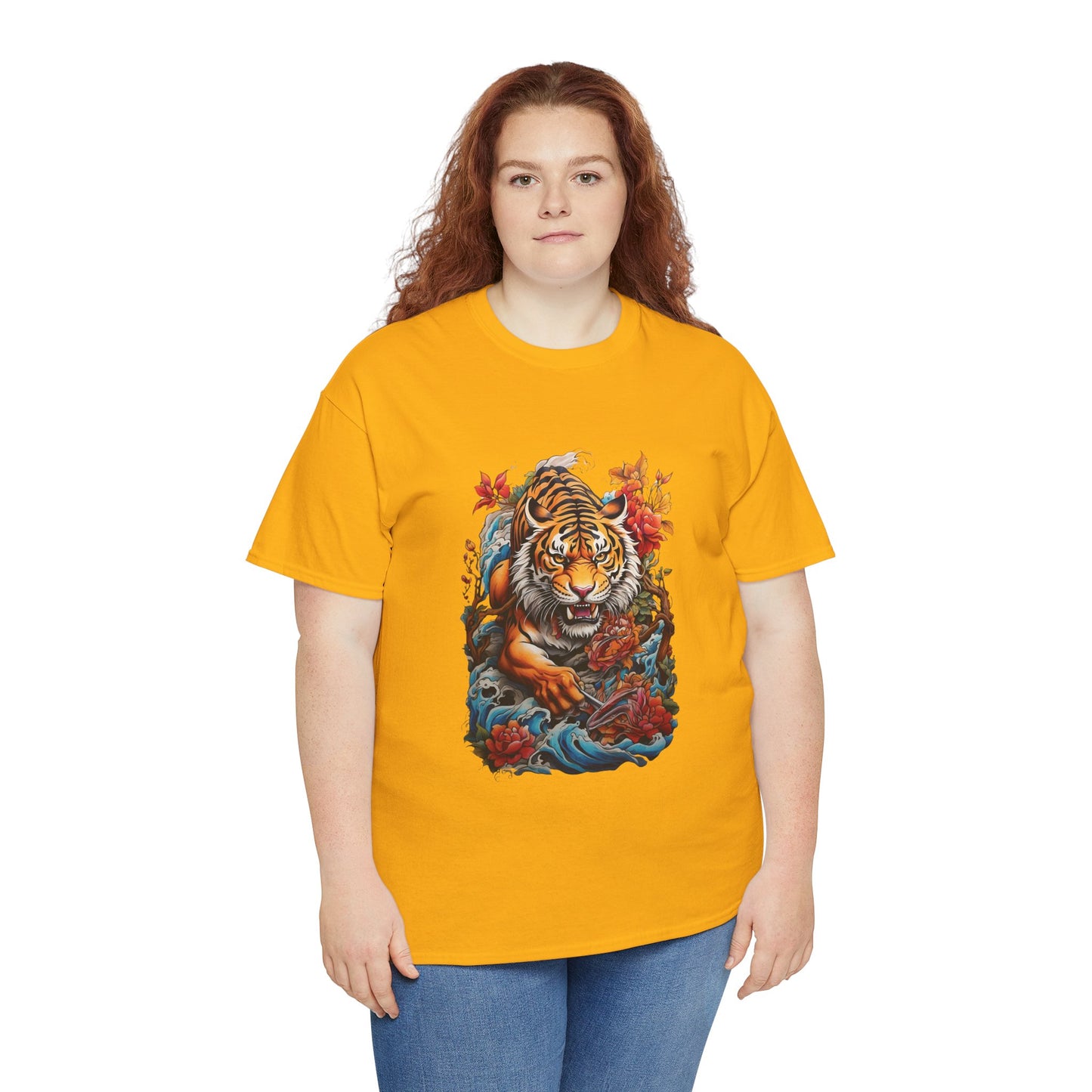 EYE OF THE TIGER Unisex Heavy Cotton Tee