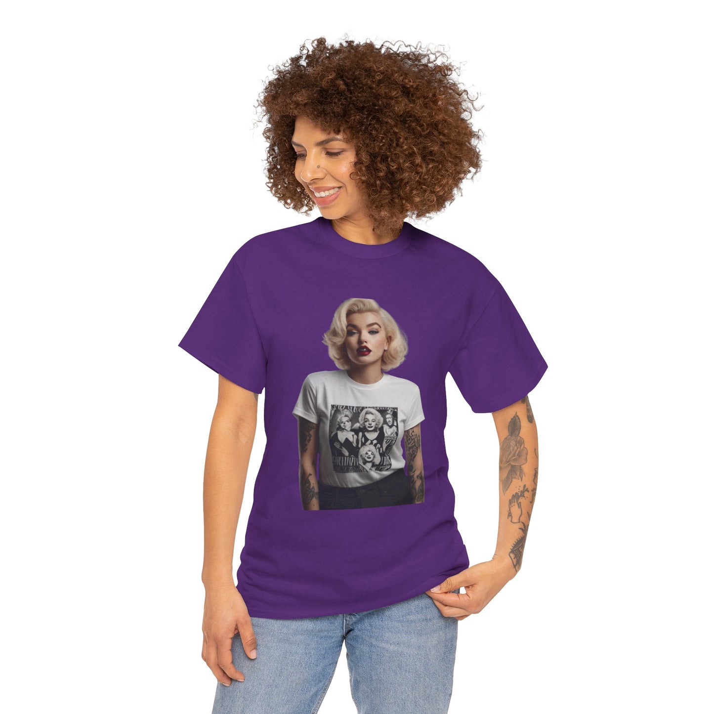 Marilyn Monroe Unisex Heavy Cotton Tee