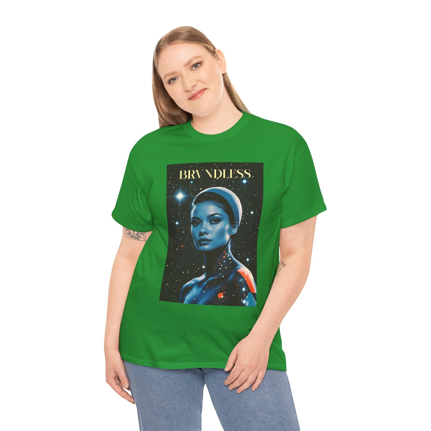 Classy Space Girl Unisex Heavy Cotton Tee
