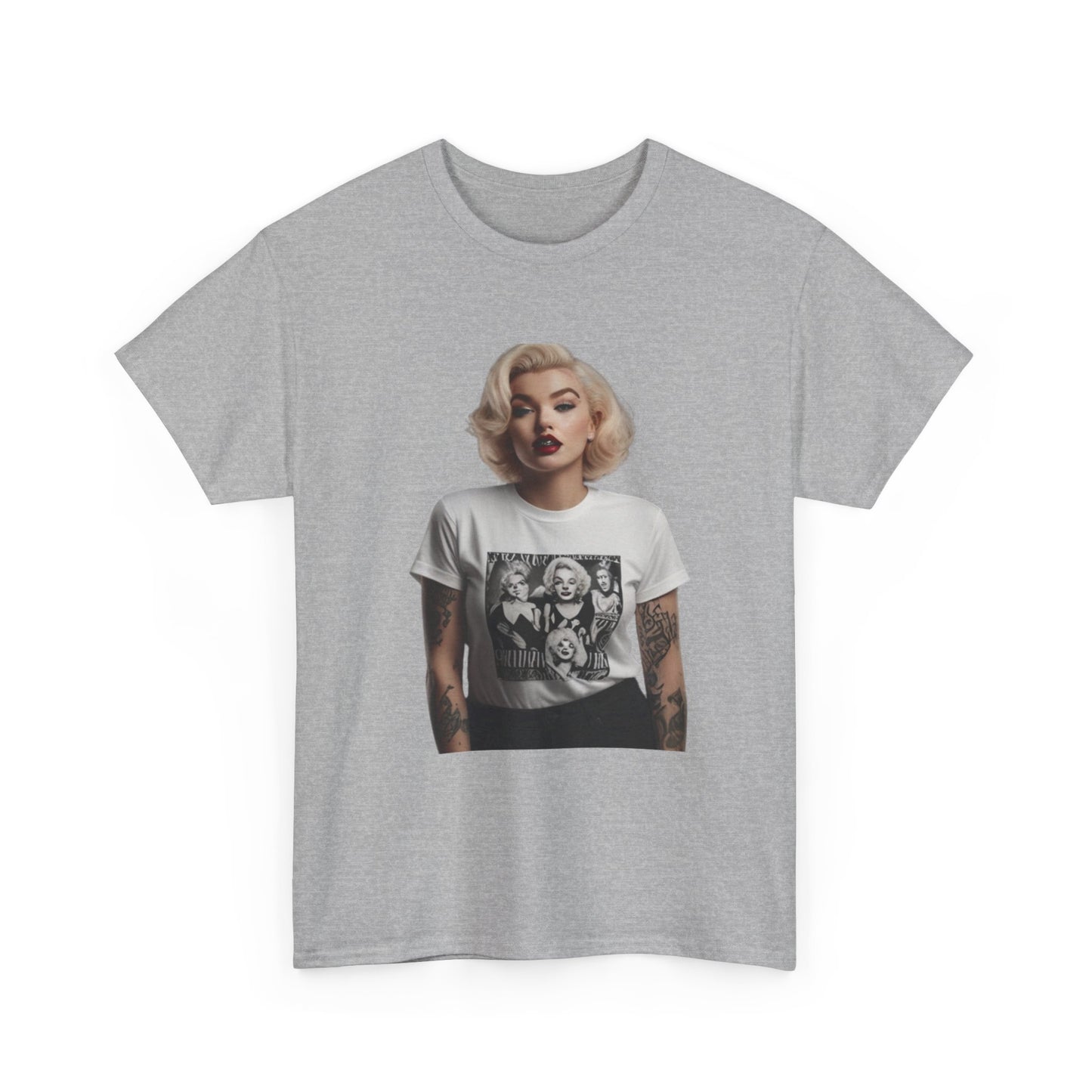 Marilyn Monroe Unisex Heavy Cotton Tee