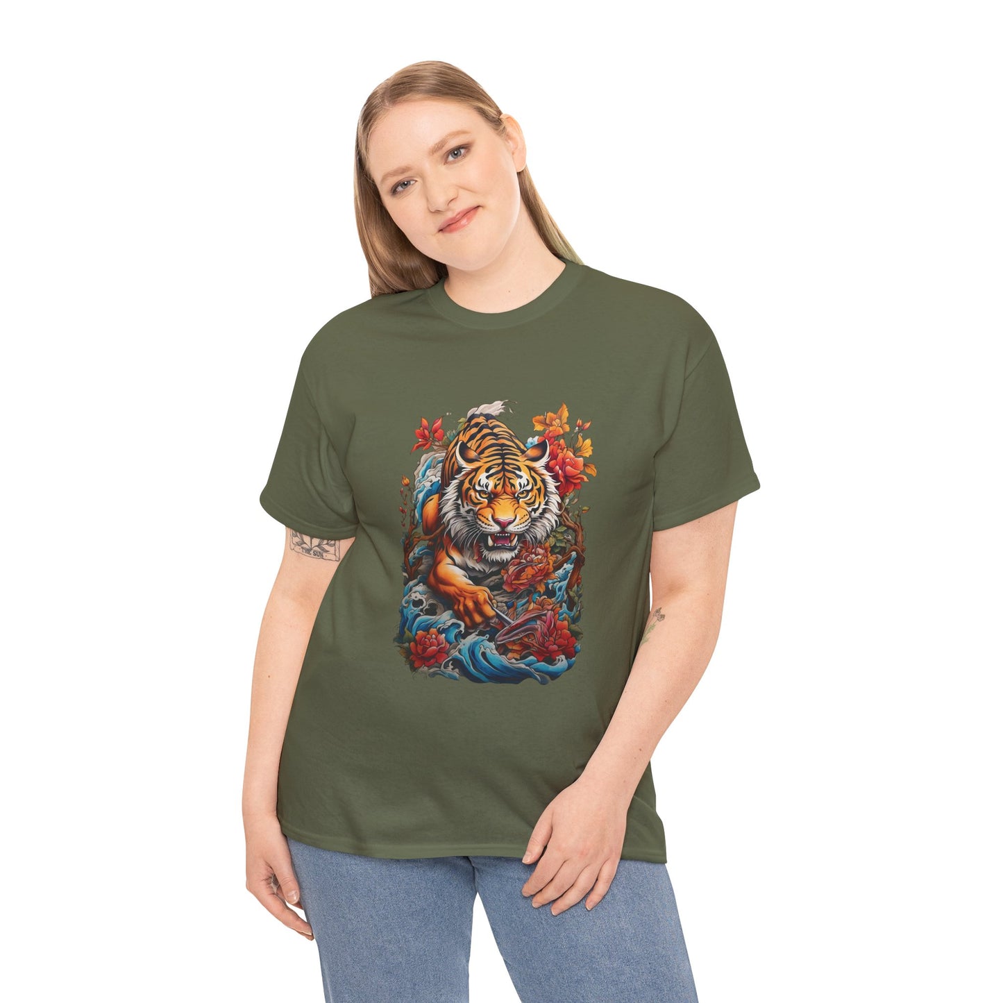 EYE OF THE TIGER Unisex Heavy Cotton Tee