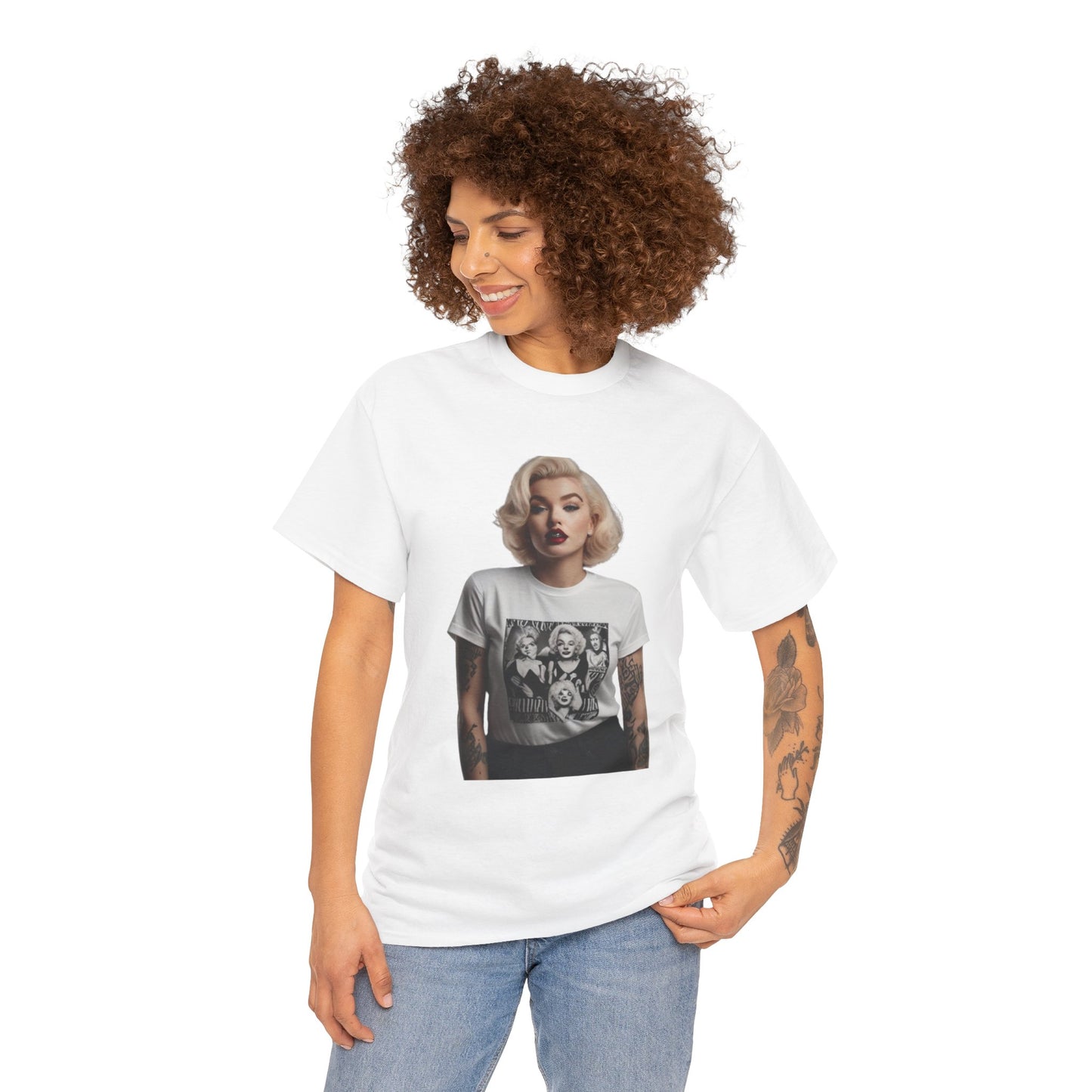 Marilyn Monroe Unisex Heavy Cotton Tee